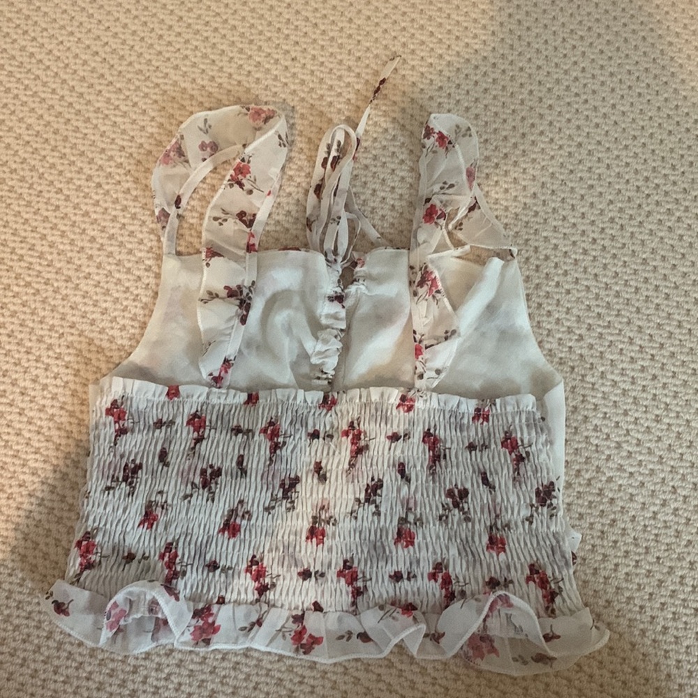 Princess Polly Floral Ruffle Top - Picture 3 of 3